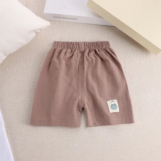 Sommer-Kindershorts, Baumwollhosen für Jungen und Mädchen, Markenshorts, Kleinkindhosen, Strandshorts für Kinder, Sporthosen, Babykleidung